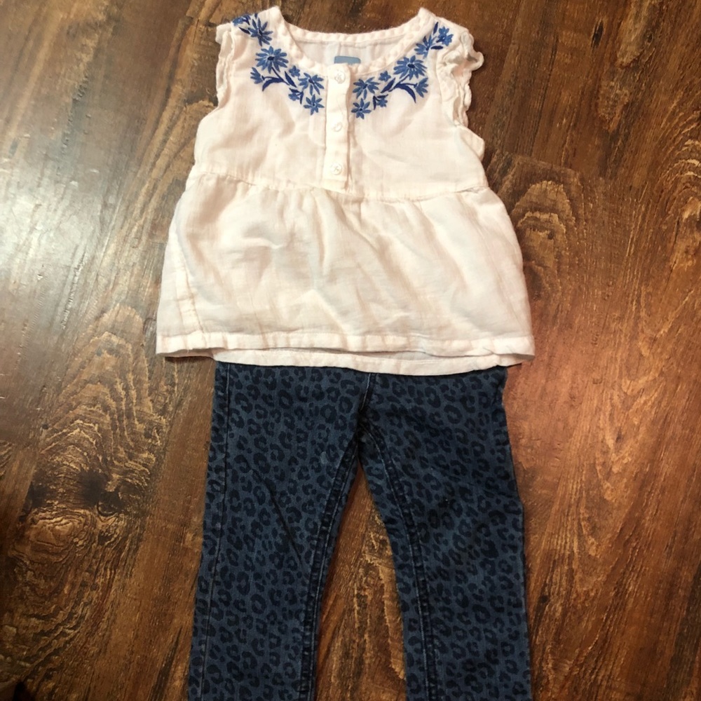 Baby gap 3T shirt, Cherokee 2T pants
